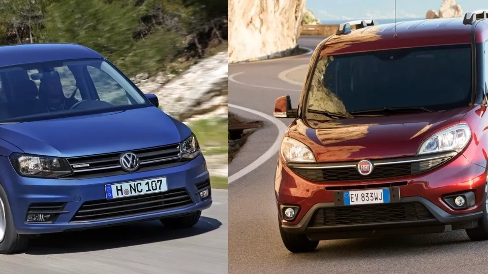 Volkswagen Cadyy a Fiat Dobló