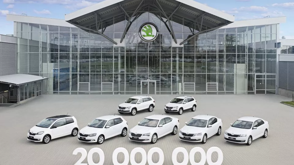 Škoda Auto vyrobila 20 milionů aut.