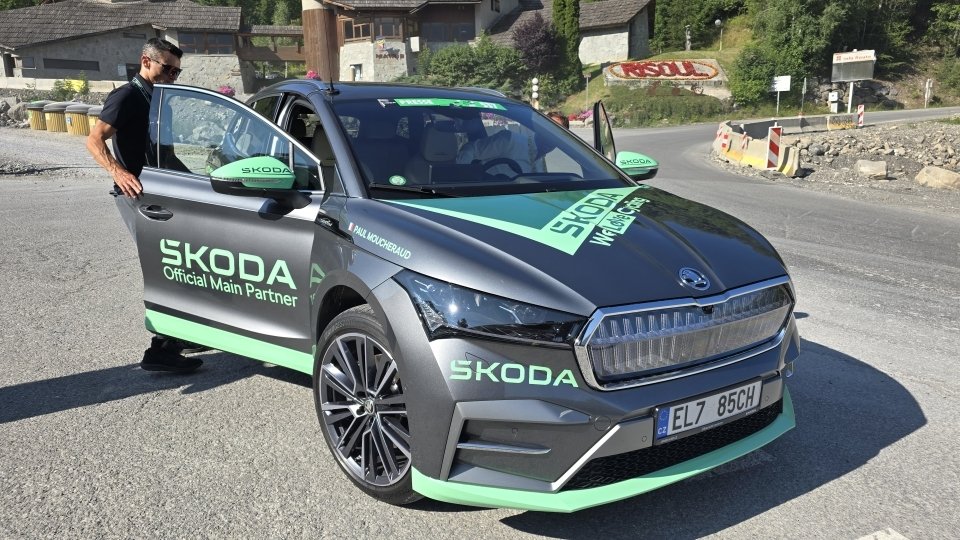 Škoda Enyaq iV na Tour de France 2024