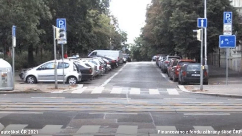 Rychlost jízdy za křižovatkou