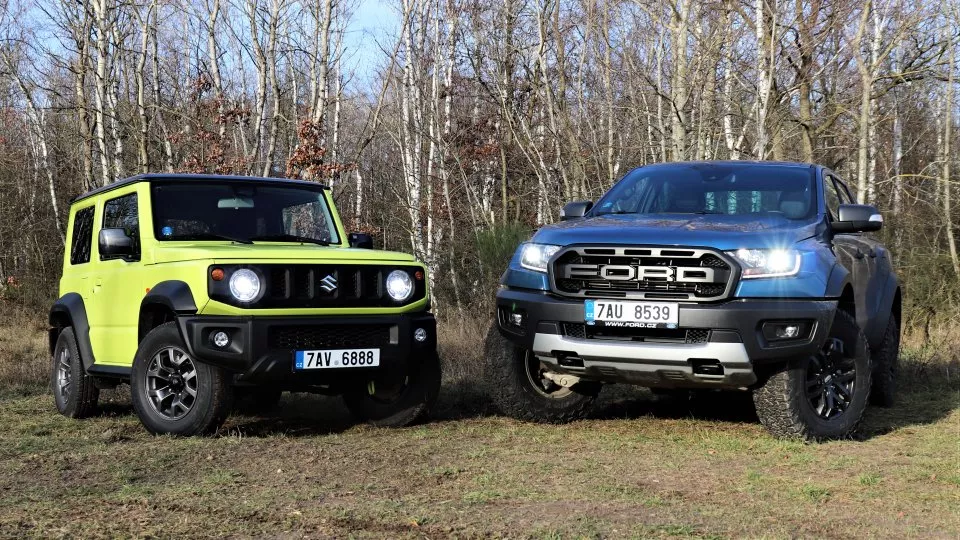 Suzuki Jimny vs. Ford Ranger Raptor