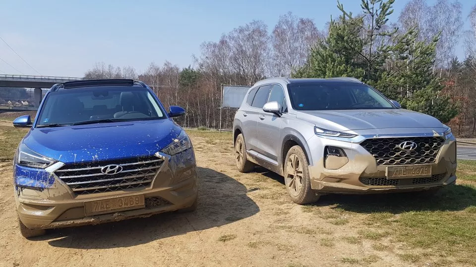 Hyundai Tucson a Santa Fe (2019)