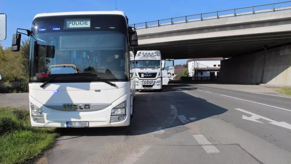 policejní autobus