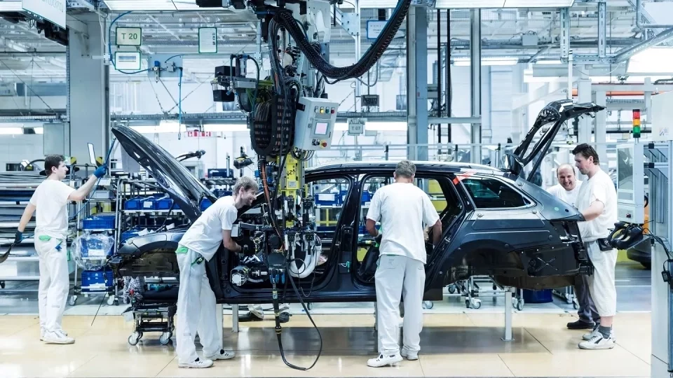 Záběr ze Škoda Auto Mladá Boleslav
