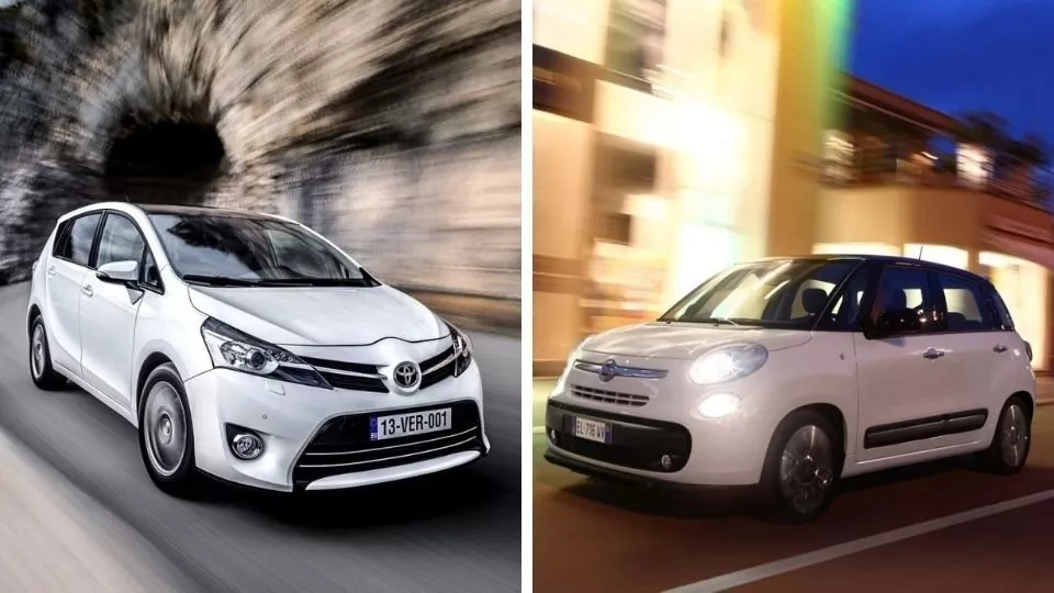 Toyota Verso vs. Fiat 500L