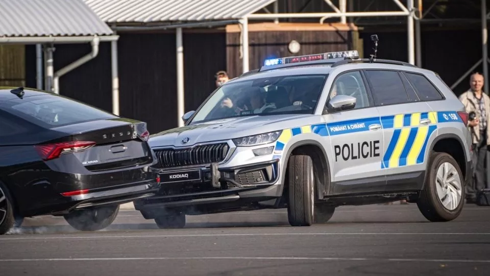 Škoda Kodiaq policie