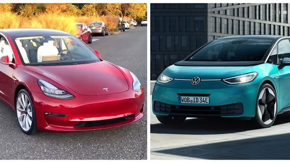 Tesla 3 vs. VW ID.3