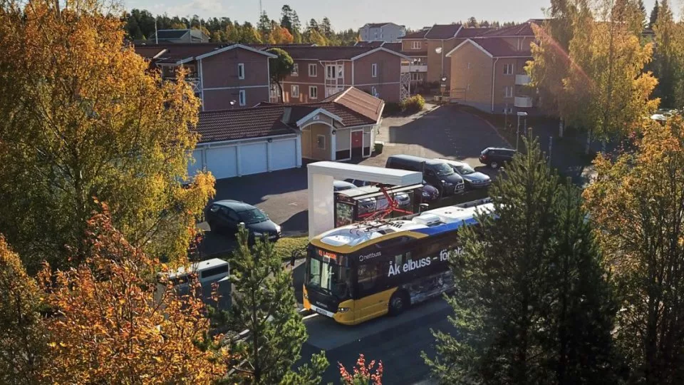 Östersund elektrický autobus