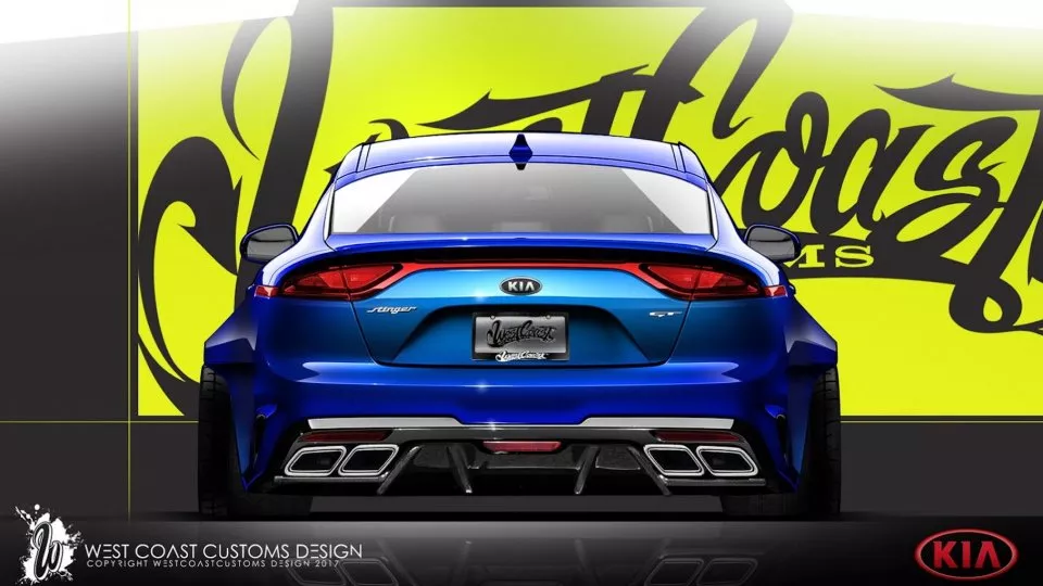 Kia Stinger GT SEMA od WCC