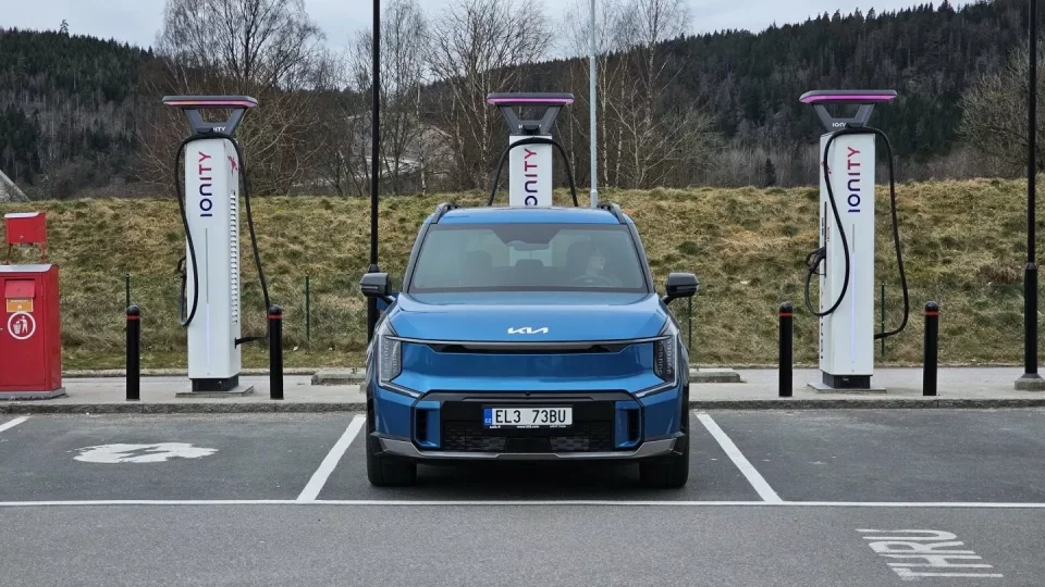 Kia EV9 z Prahy do Stockholmu a zpět