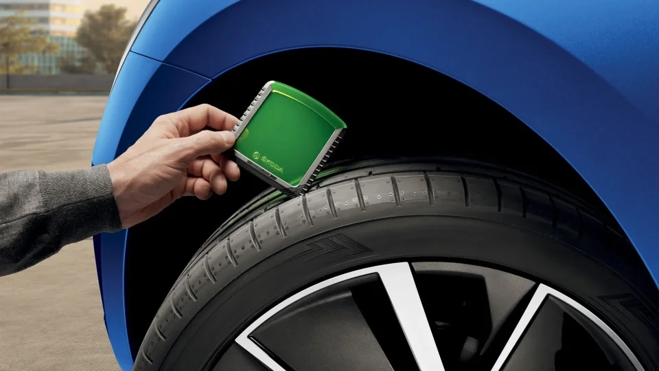 Simply Clever měření dezénu