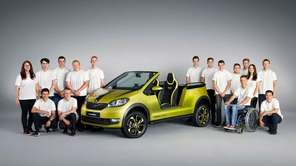 Studentský projekt elektrické buginy Škoda Element