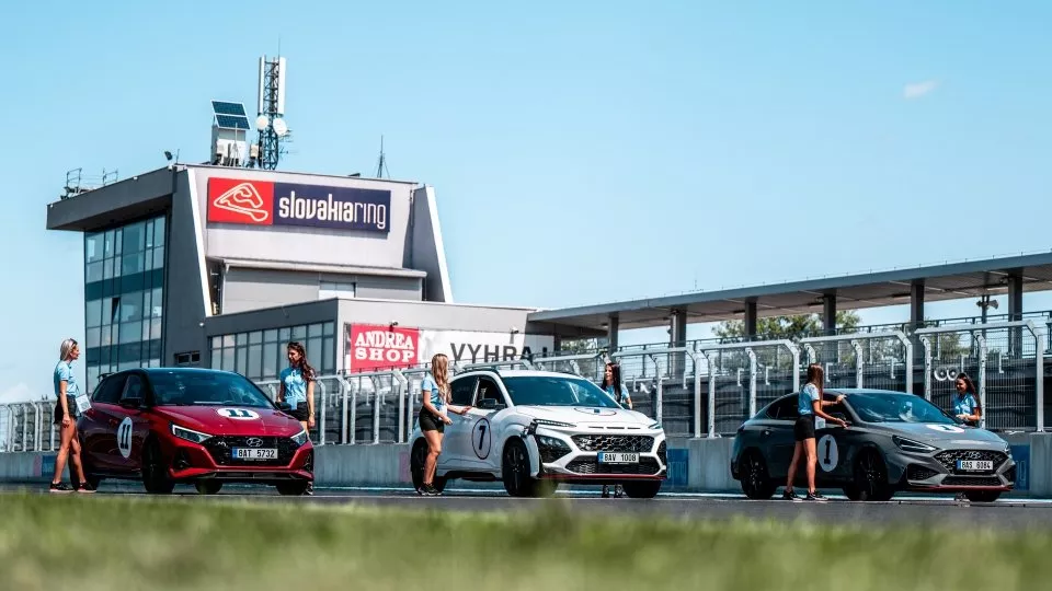 Hyundai i20 N, i30 N a Kona N Slovakiaring