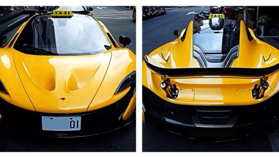 McLaren P1 jako taxík