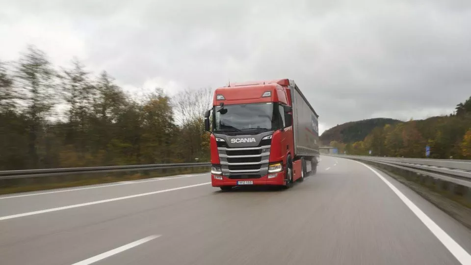 Scania test vozidel