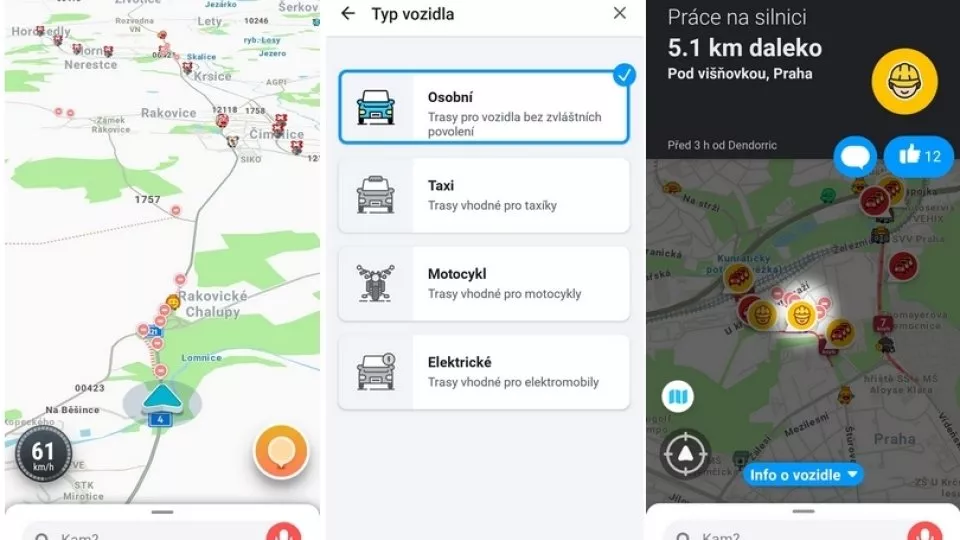 Aplikace Waze