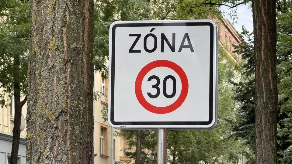 dopravní značka, zóna 30