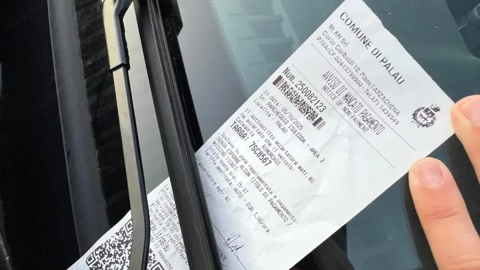 Pokuta za parkování