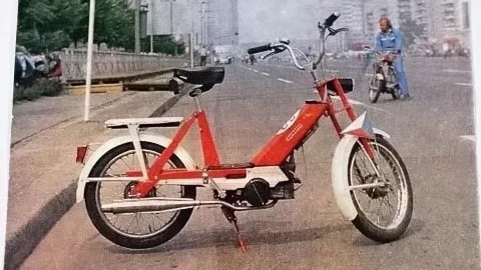 Jawa Babetta 207 na dobovém prospektu