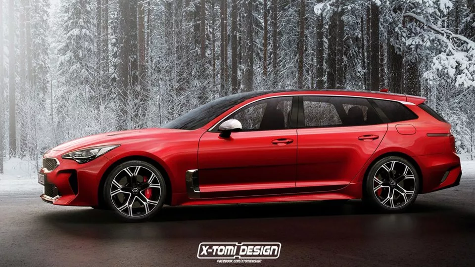 Kia Stinger jako efektní sportovní kombi.