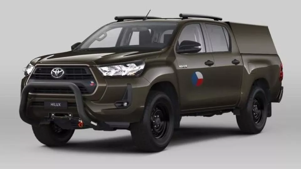 Vizualizace armádní Toyota Hilux