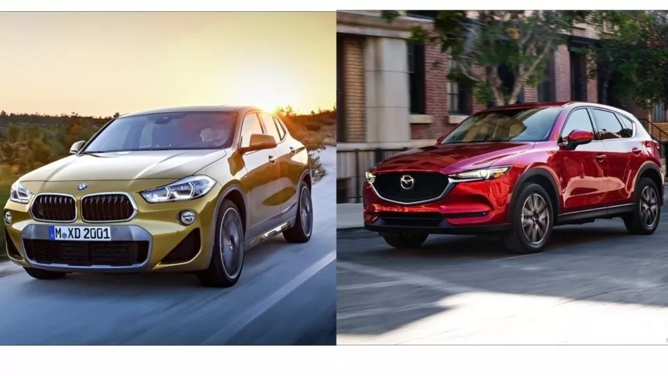 BMW X2 a Mazda CX-5