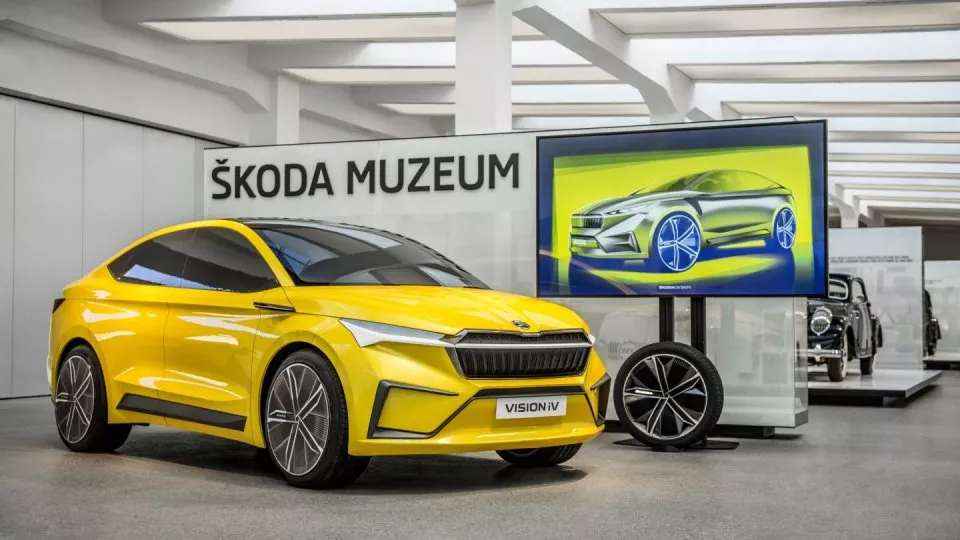 Škoda Vision iV - hliněný model