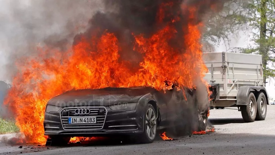 Při testování v Alpách lehlo nové Audi A7 popelem 