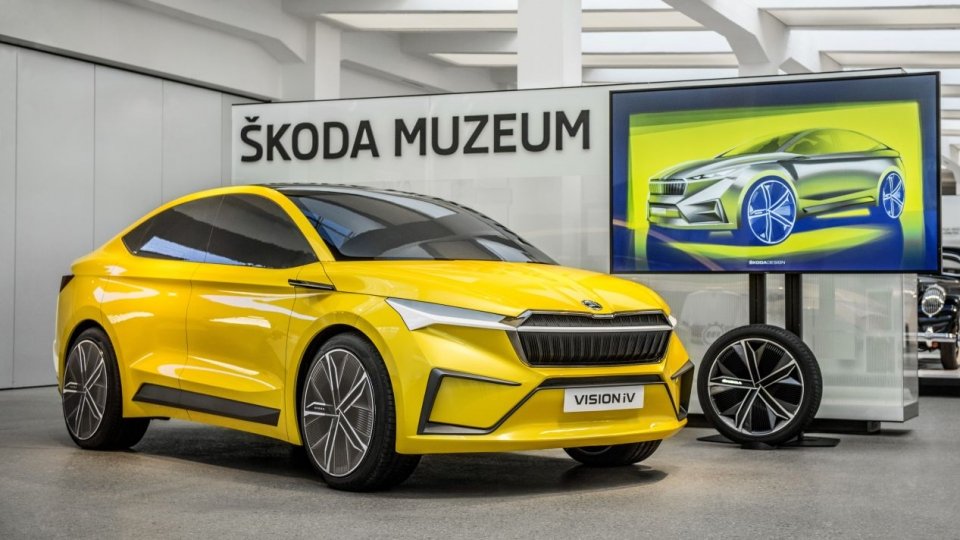 Škoda Vision iV - hliněný model