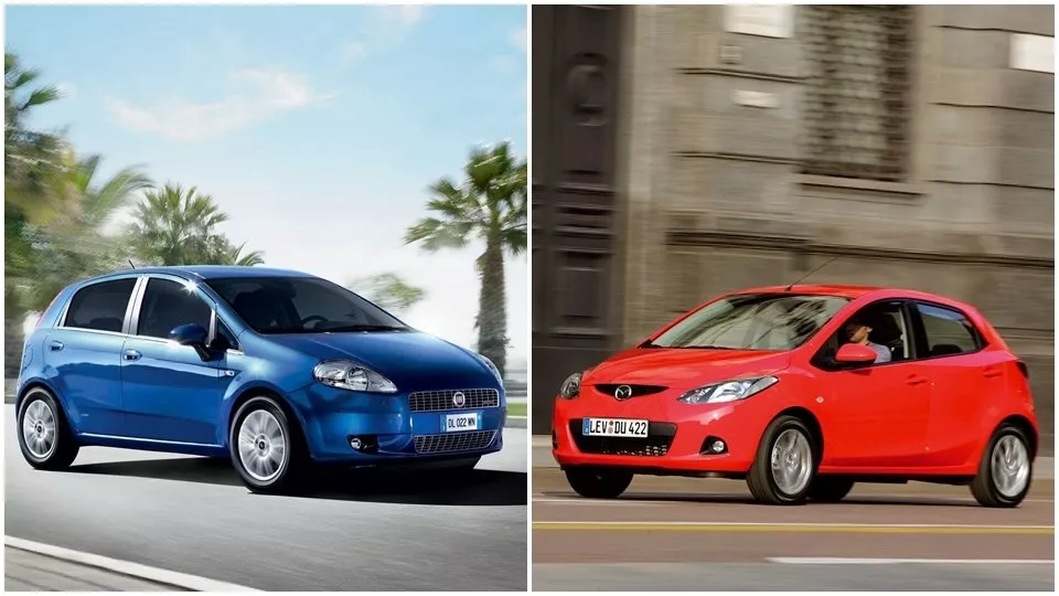 Fiat Punto x Mazda 2