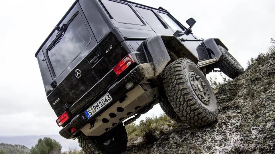 Mercedes G500 4x4 Na druhou končí 5