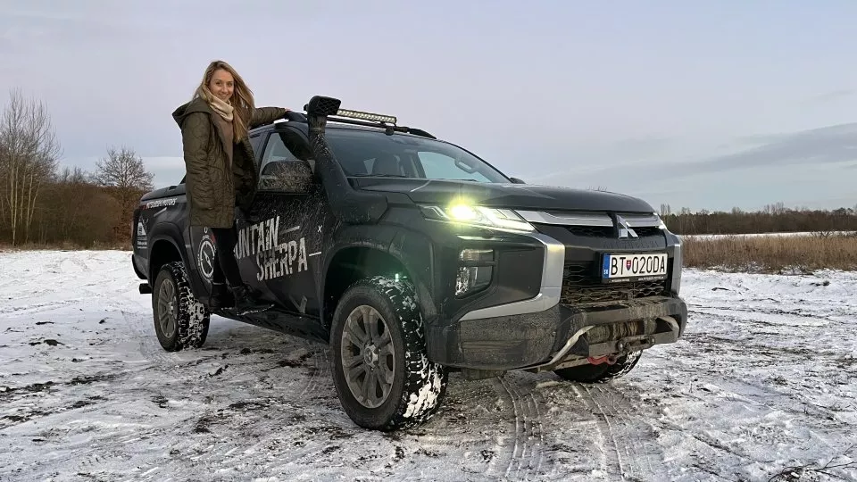 Tereza Tobiášová a Mitsubishi L200