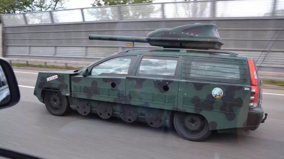Volvo V70 jako tank