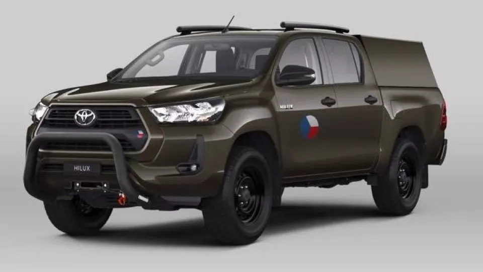 Vizualizace armádní Toyota Hilux