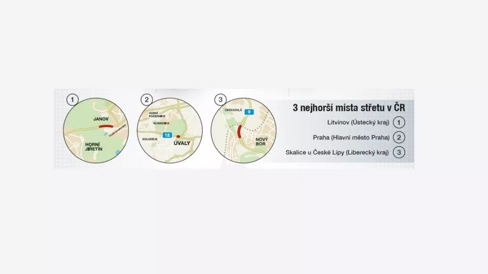 nebezpečné silnice srna index