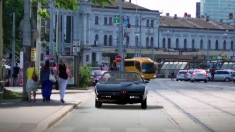 Knight Rider jel po D1 do Brna! Vyhrál tajný závod