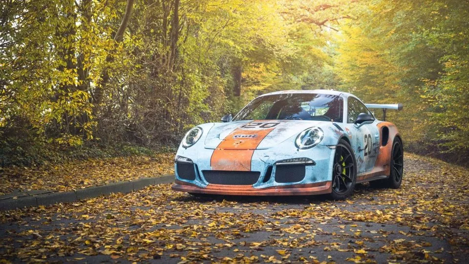 Zrezlé Porsche GT3 RS v legendárních barvách vypad