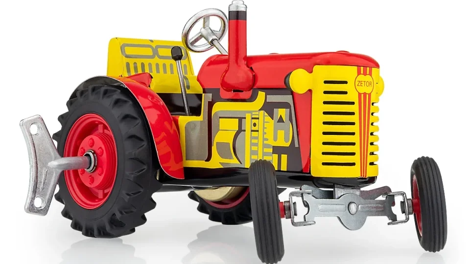 Plechový traktor KOVAP