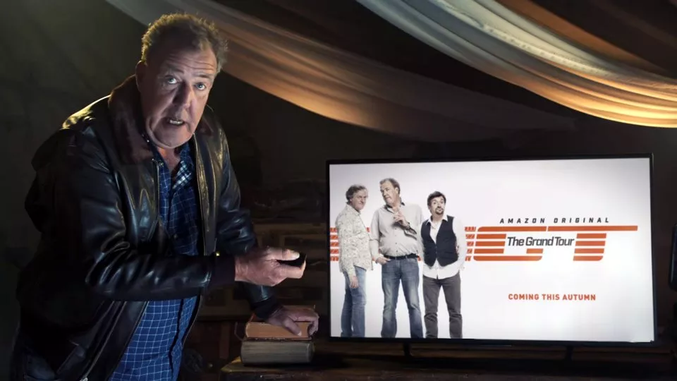 Jeremy Clarkson ve službách Amazonu.