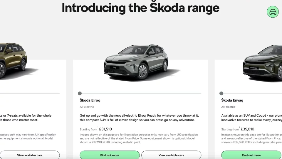 Virtuální showroom Škoda na Amazonu