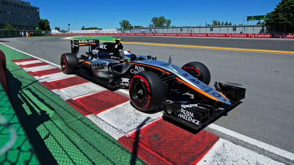 Vůz F1 týmu Sahara Force India