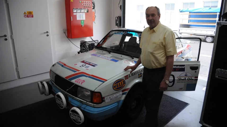 John Haugland se Škodou 130 LR