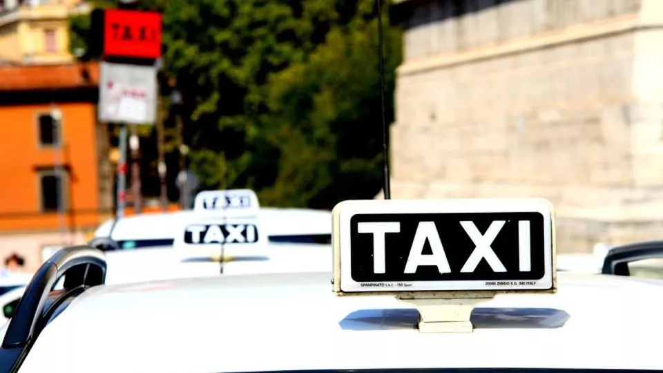 Taxi - ilustrace