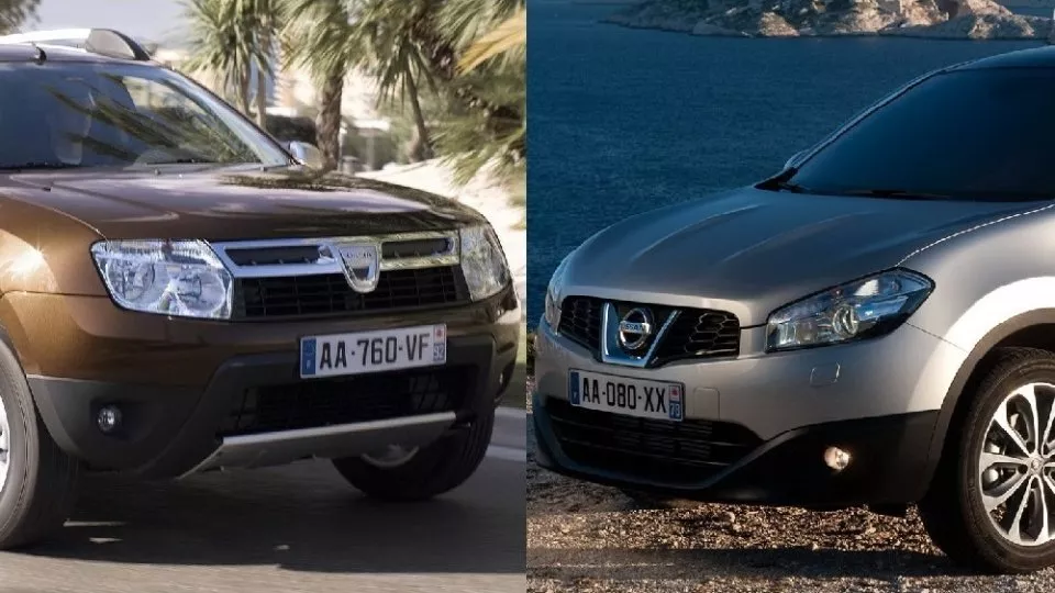 Dacia Duster vs. Nissan Qashqai