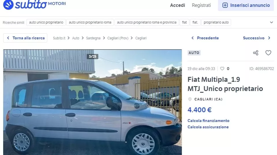 Inzerát Multipla