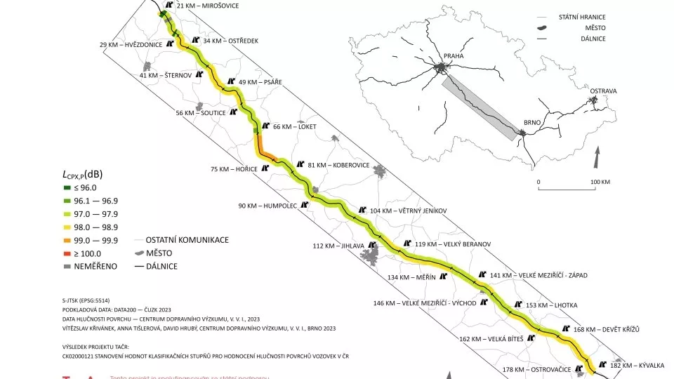 Hluková mapa CDV 2