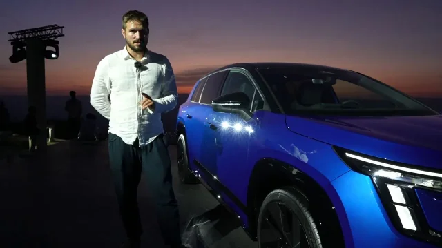 Muldix a nová Škoda Peaq. Podívejte se, čím ho zaujala během světové premiéry ve Švýcarsku