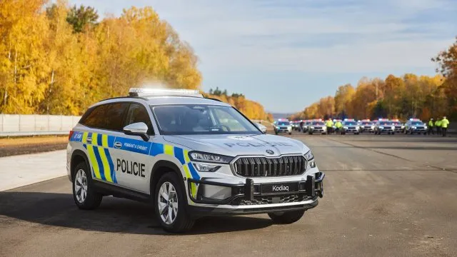 Nové policejní Kodiaqy do detailu: Mají motor z RS, špiónský režim i speciální Simply Clever výbavu