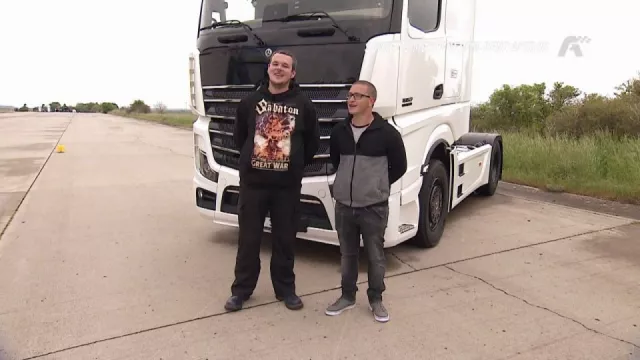 Soutěž s kamionem Mercedesem-Benz Actros