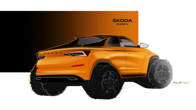 Studenti letos přestaví vůz Škoda Kodiaq na pickup